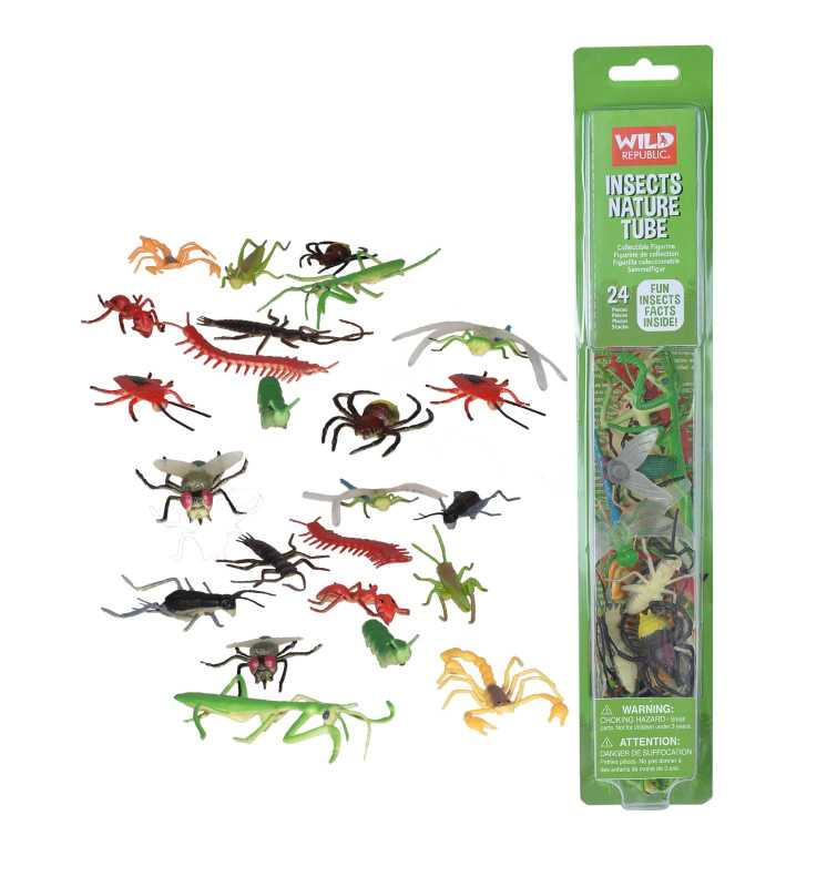 Natur Tube Tier Insekten 24-teilig