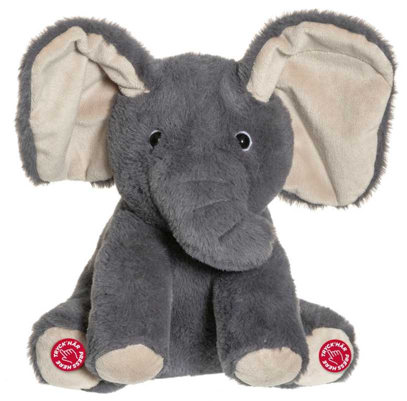 Plüsch Elefant mit Sound und Stimme 25 cm
