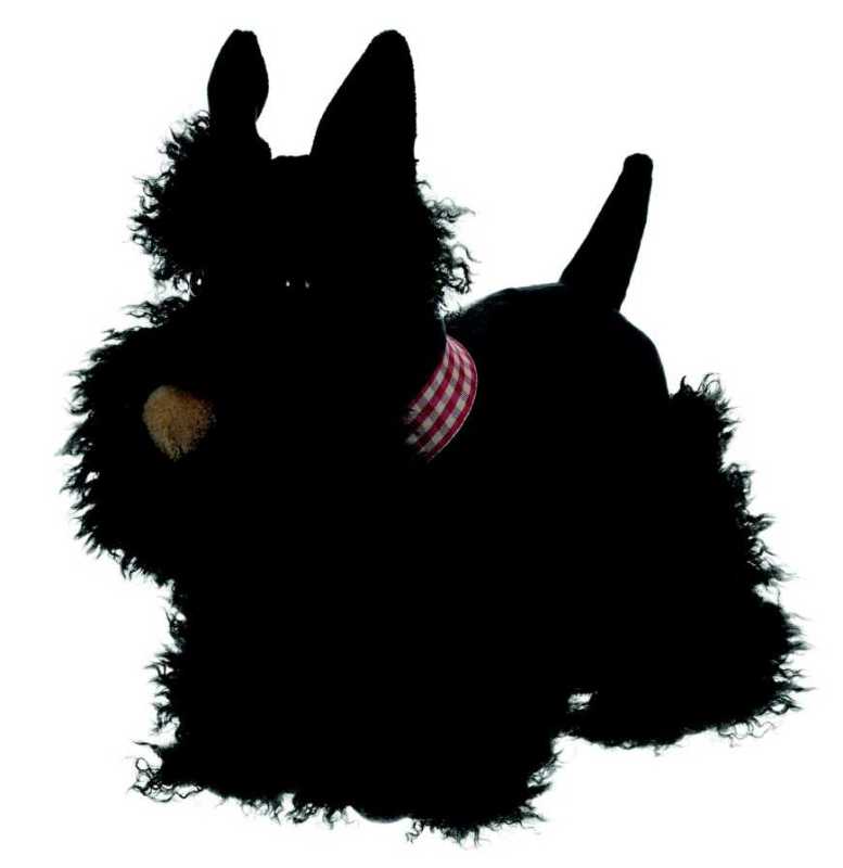 Plüsch Pudel Walter mit Halsband 20 cm