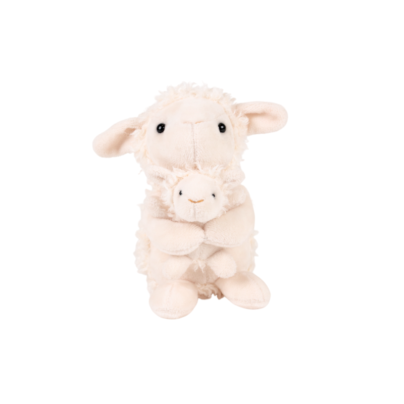 Schaf mit Baby 15 cm