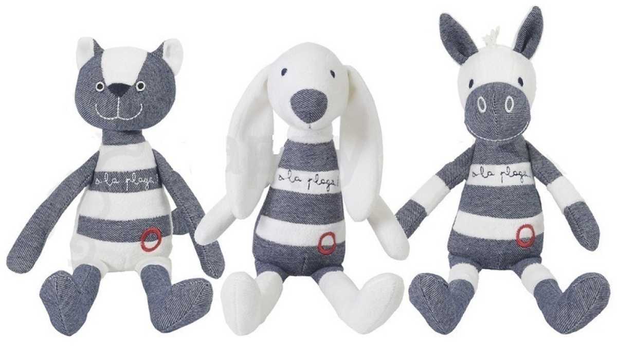 Plüschtiere Katze, Hund und Pferd assortiert