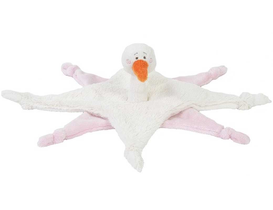 Schmusetuch Storch Stella 30 cm