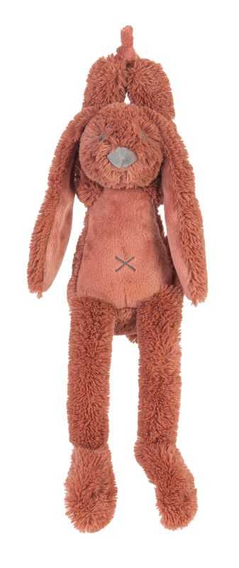 Spieluhr Hase Richie Dunkelrot, 34 cm
