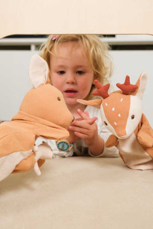 Handpuppe Rehkitz 26 cm