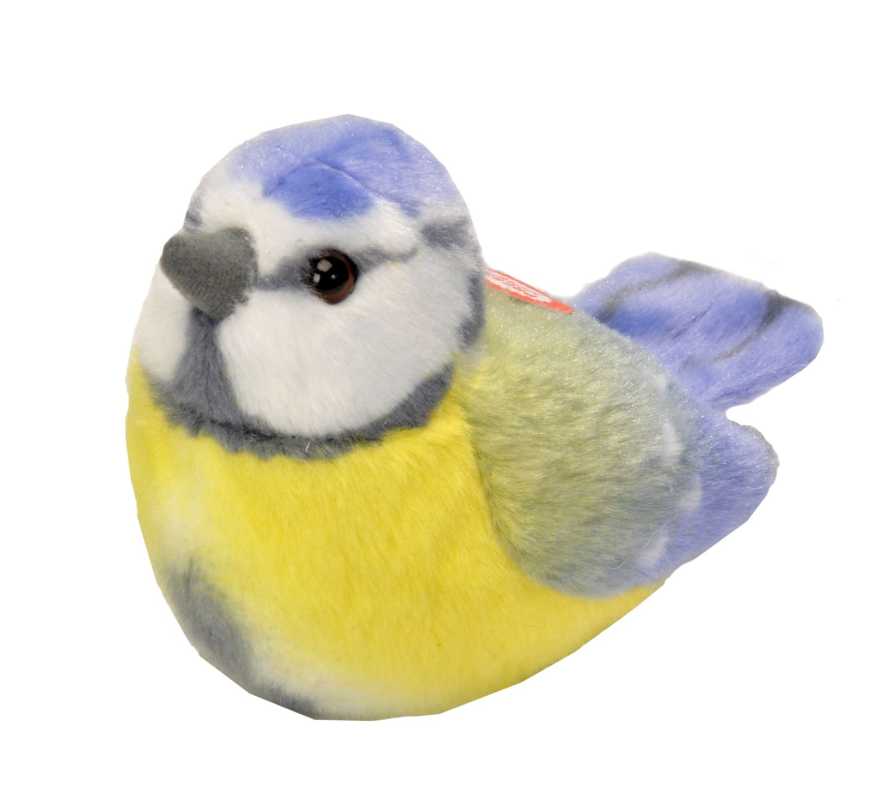 Plüsch Blaumeise singend 18 cm RSPB Birds