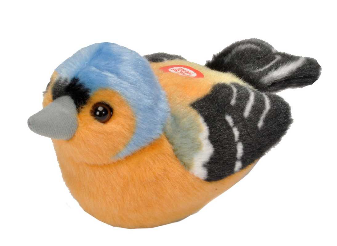 Plüsch Buchfink singend 18 cm RSPB Birds