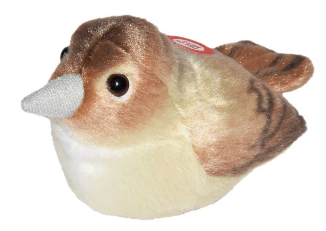 Plüsch Nachtigall singend 18 cm RSPB Birds