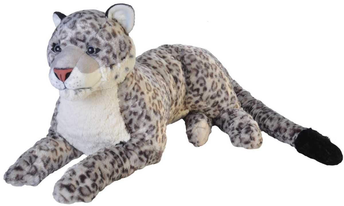 Plüsch Jumbo Schneeleopard 76 cm Cuddlekin