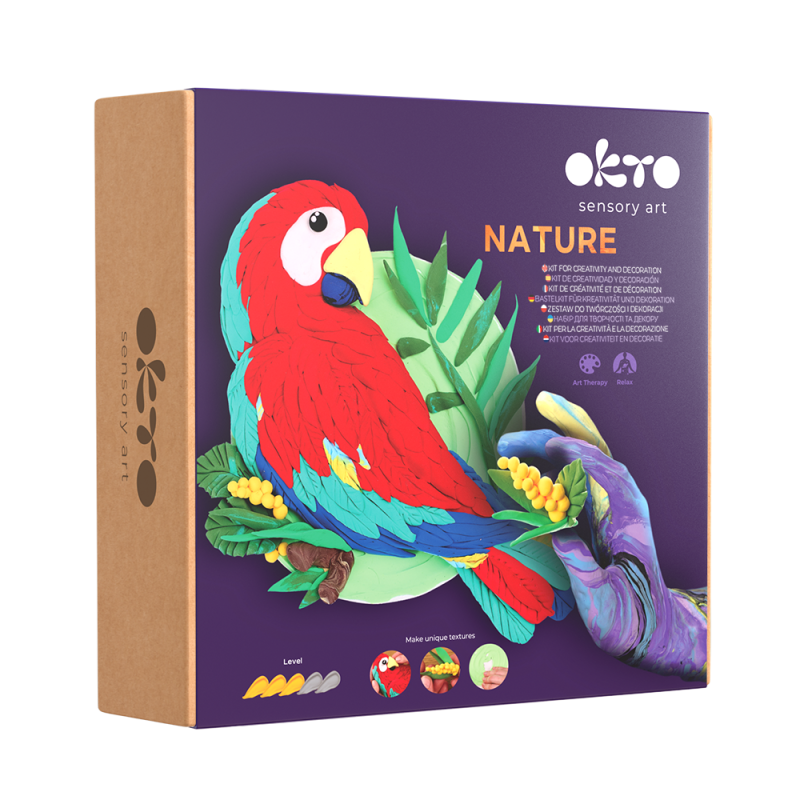 3D Gemälde Natur 'Papagei'