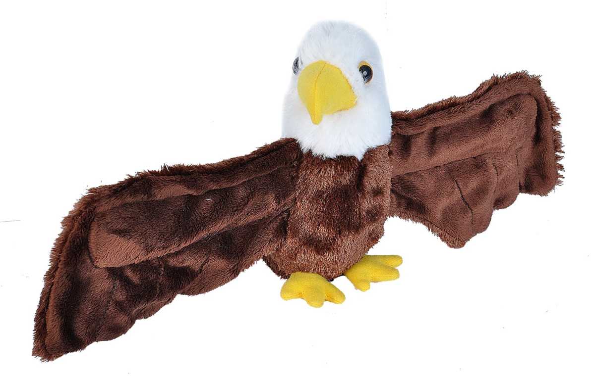 Plüsch Snaptier Weisskopf-Seeadler 20 cm