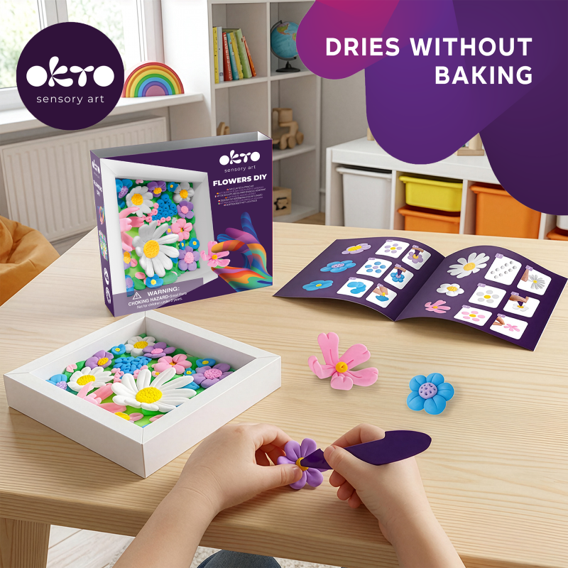 3D Kreativset 'Feld-Blumen'