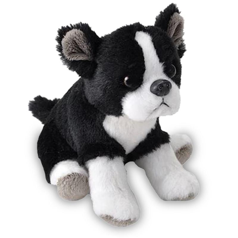 Plüsch Mini Boston Terrier 13 cm Pocketkins