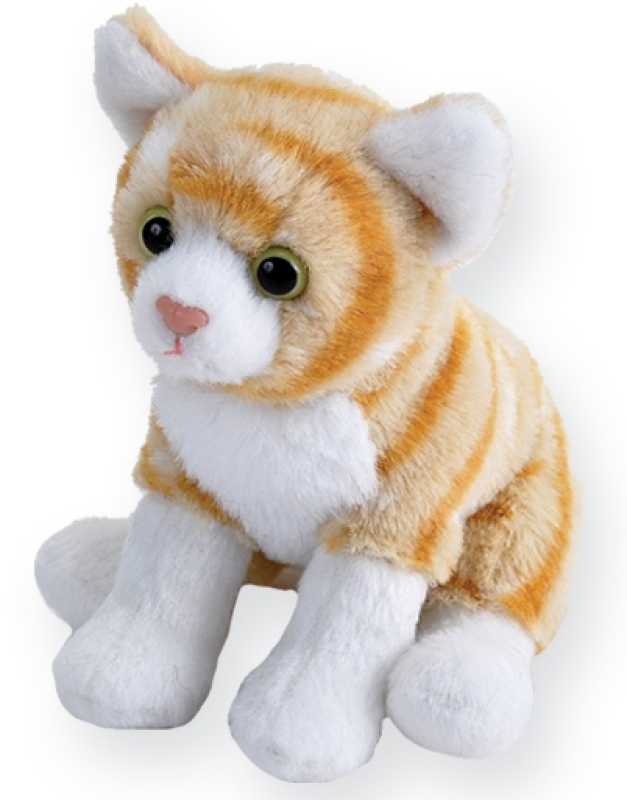 Plüsch Mini Katze orange 13 cm Pocketkins