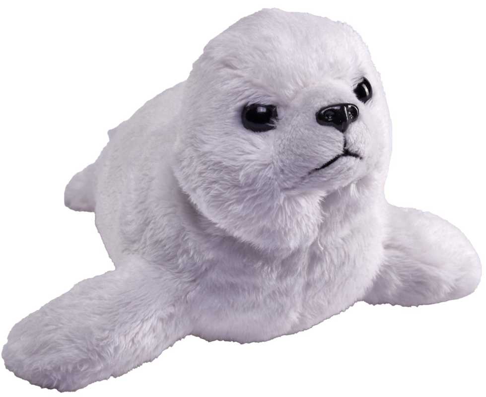 Plüsch Sattelrobbe 13 cm Pocketkins
