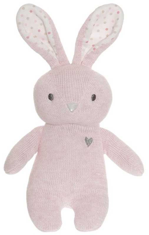 Cozy Knits Hase rosa 20 cm gestrickt