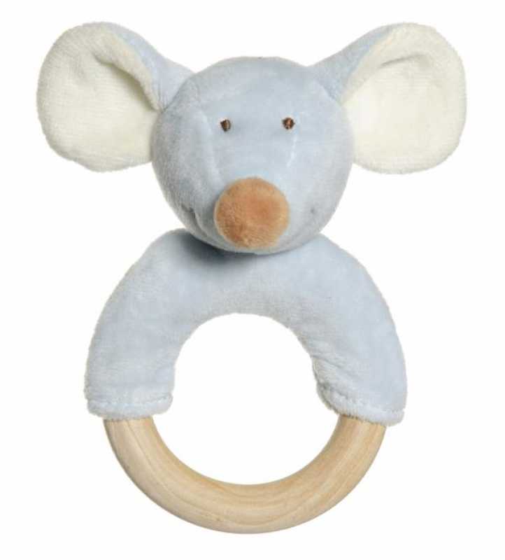 Diinglisar Rassel Maus mit Holzring