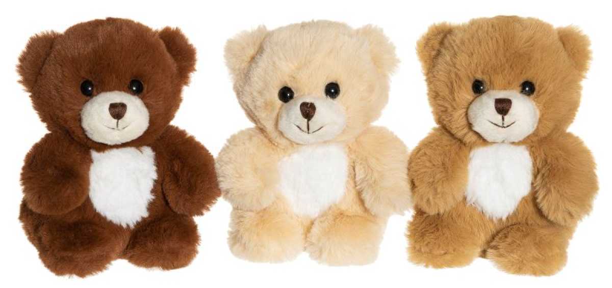 Mini Teddy's Nallar, 3-farbig sortiert, 8 cm