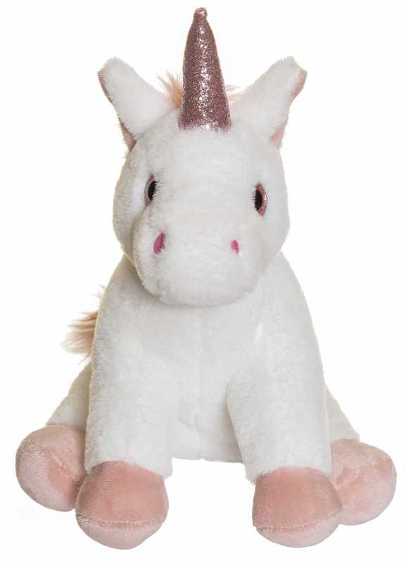 Plüsch Einhorn weiss 25 cm