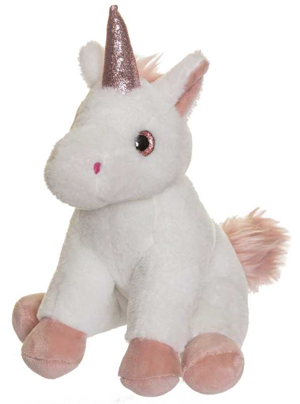 Plüsch Einhorn weiss 25 cm