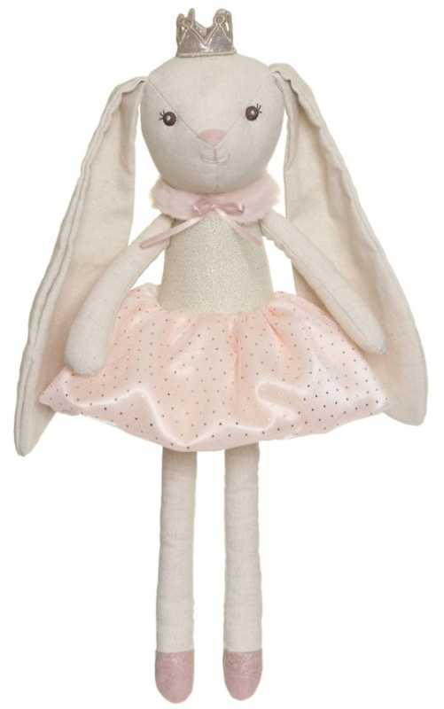 Ballerina Hase mit Silberkrönchen 40 cm
