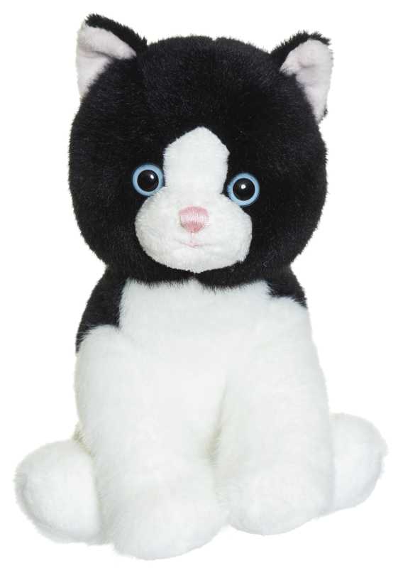 Plüsch Katze schwarz 18 cm