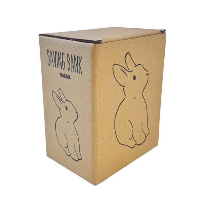 Spardose Hase weiss