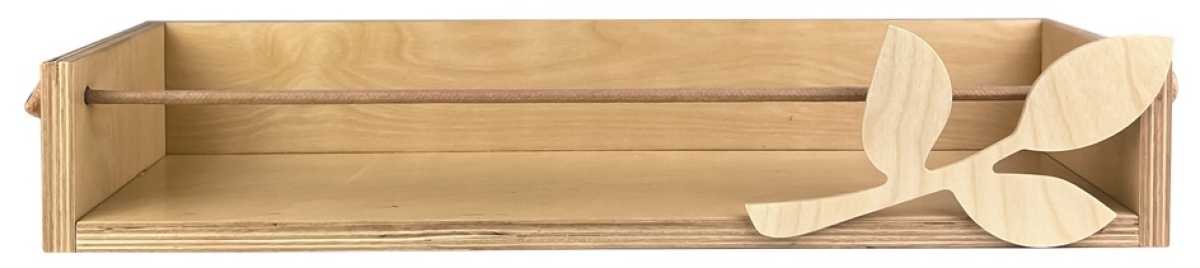 Holz Wandregal ''Blatt''