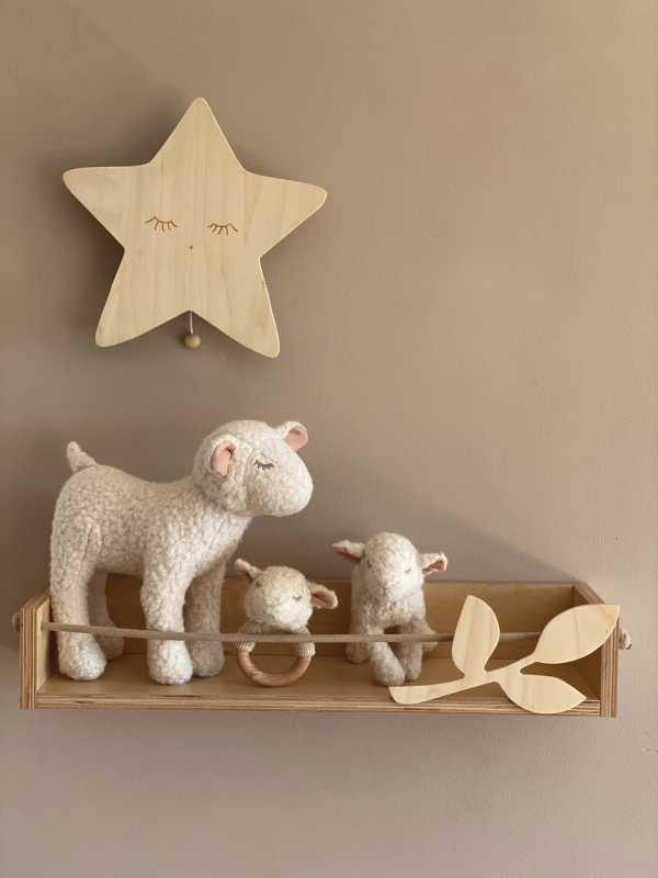 Holz Wandregal ''Blatt''