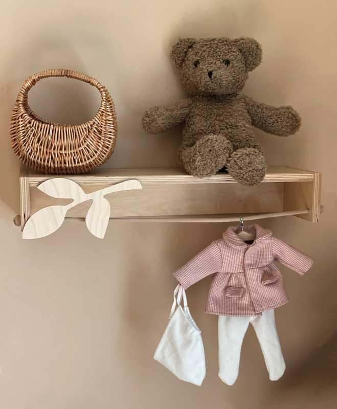 Holz Wandregal ''Blatt''