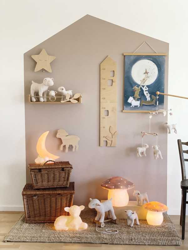 Messlatte aus Holz ''Blatt''