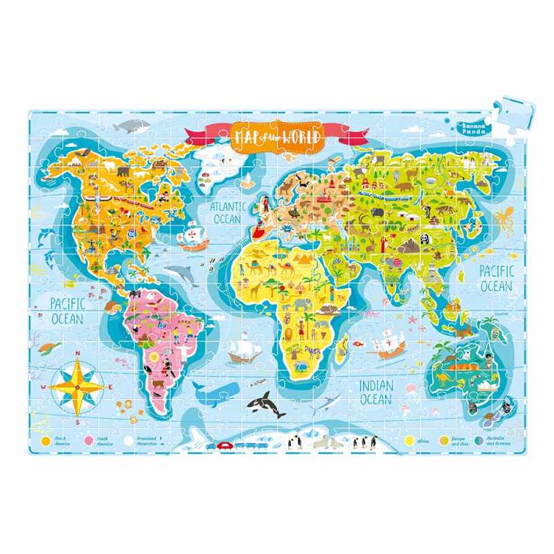 Puzzle "What in the World. Young Explorers" 6+ / 168 Teile