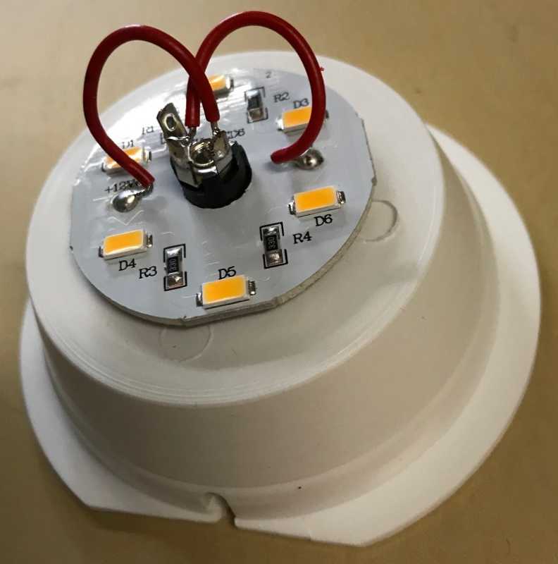 LED-MODUL 12V / 1,5W MIT EINSATZ