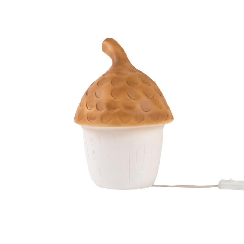 Nachtlicht Eichel Erdfarben