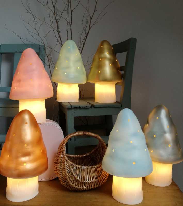Nachtlicht kleiner Pilz Mandel