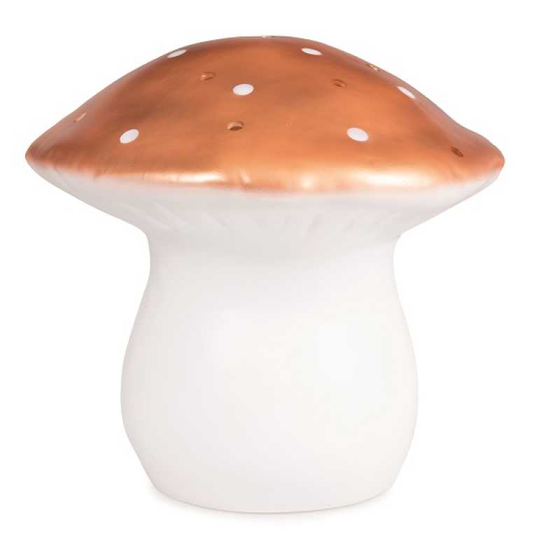 Nachtlicht grosser Pilz Kupfer