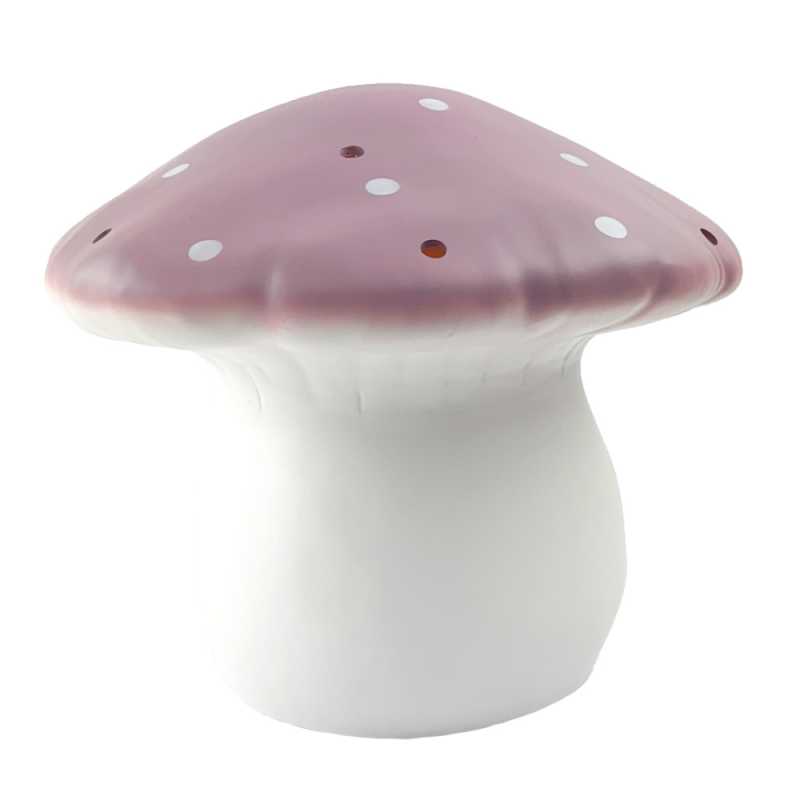 Nachtlicht grosser Pilz Lila