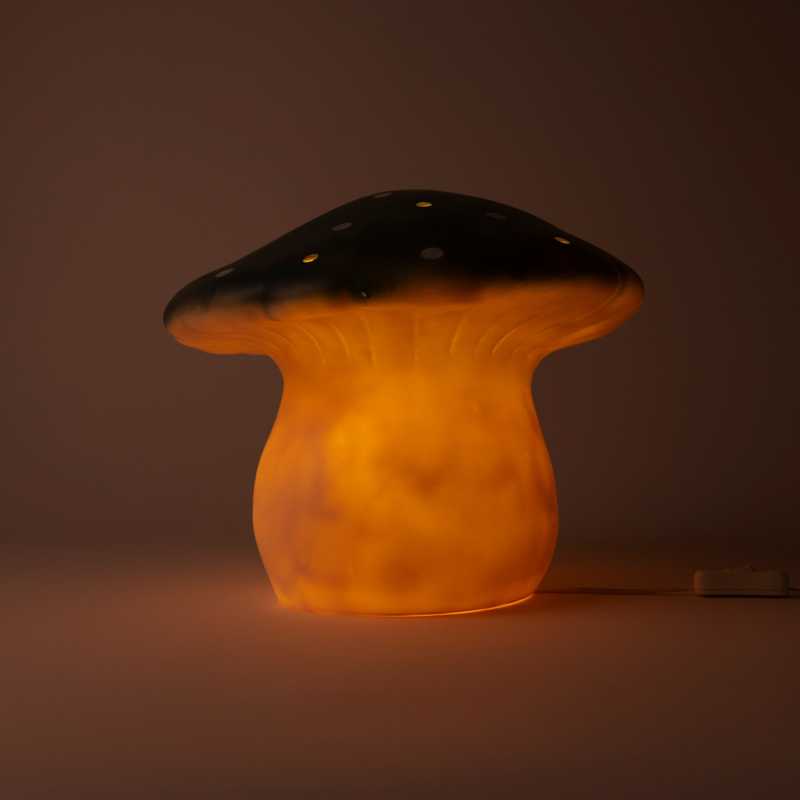 Nachtlicht grosser Pilz Teal