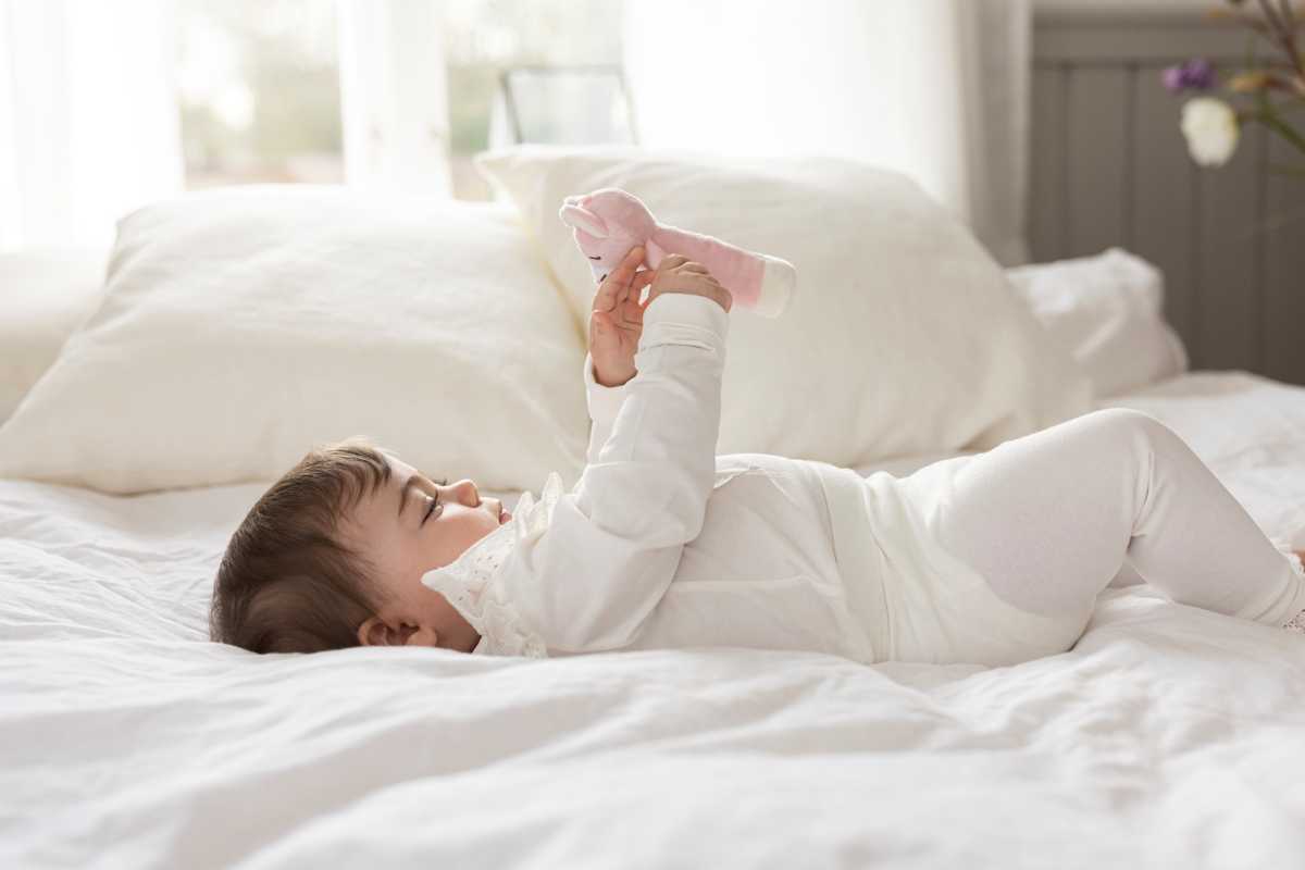 Rassel Kätzchen pink 14 cm