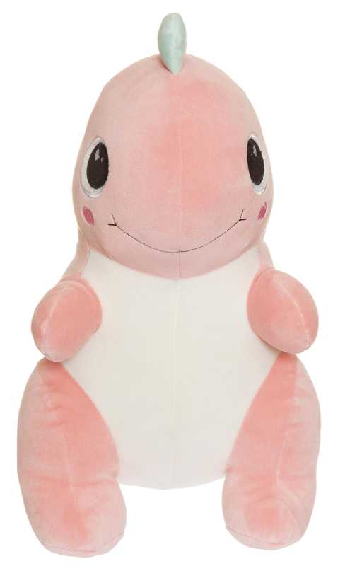 Squeezie, Dino sitzend, pink, 25 cm
