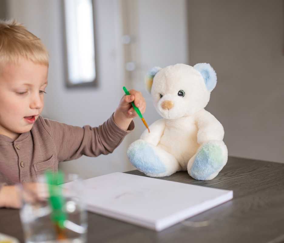 Plüsch Bär Charlie crème 25 cm