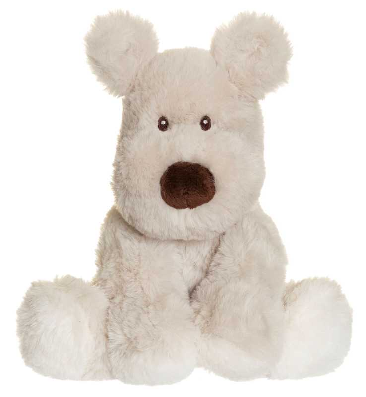 Plüsch Teddy Mocca Hund grau 25 cm