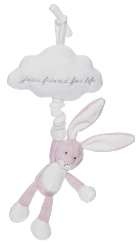 Diinglisar Spieluhr Hase rosa 37 cm