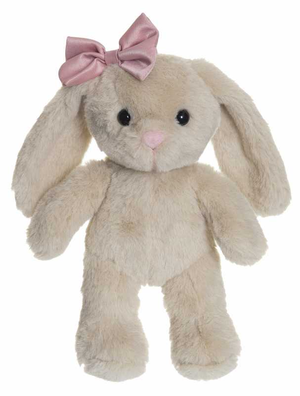 Plüsch Hase Tyra beige mit Masche 20 cm
