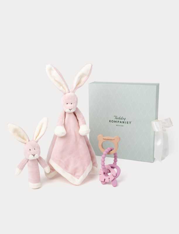 Diinglisar Geschenkset Hase Altrosa