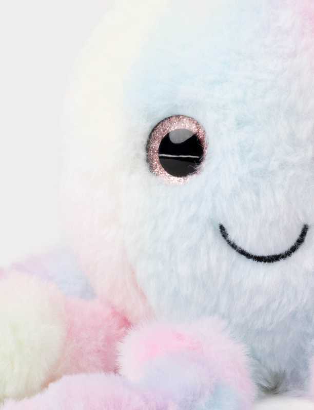 Oktopus regenbogenfarbig 26  cm