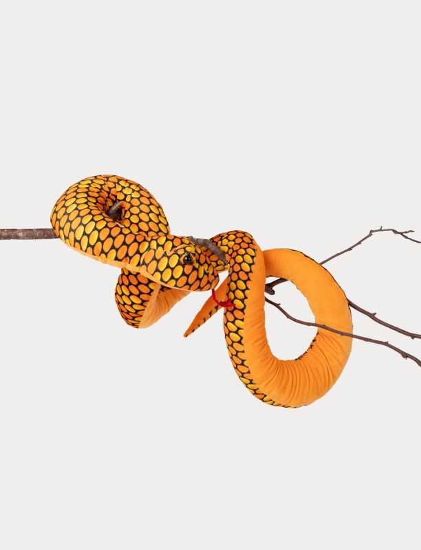 Riesenschlange orange 200  cm