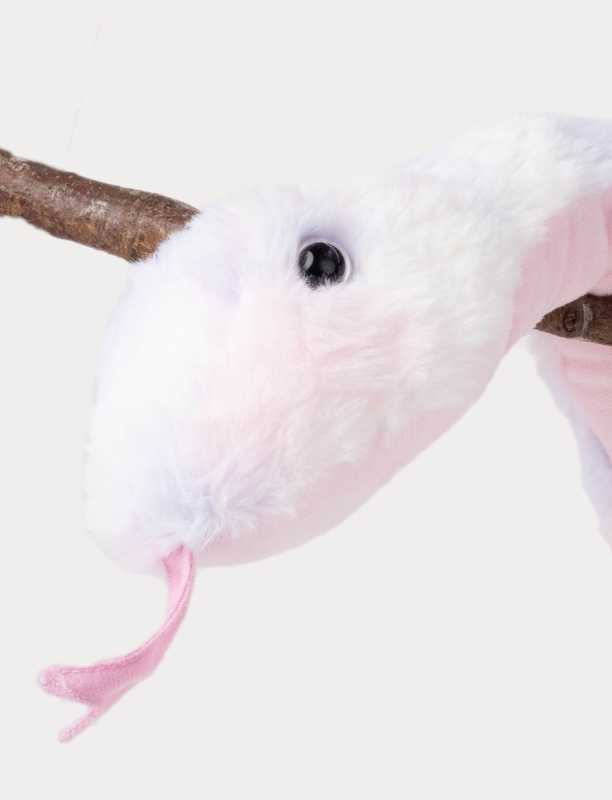 Schlange regenbogenfarbig pink 120  cm