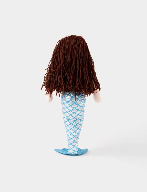 Meerjungfrau blau 35  cm