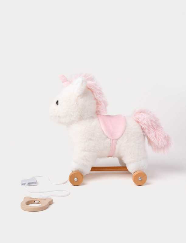 Nachzieh-Einhorn 30  cm