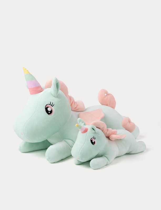 Liegendes Einhorn, Pistazie 35 cm